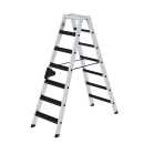 Stufen-Stehleiter beidseitig begehbar mit clip-step relax 2x7 Stufen