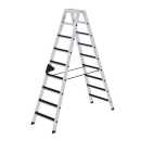 Stufen-Stehleiter beidseitig begehbar mit clip-step 2x9...