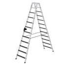 Stufen-Stehleiter beidseitig begehbar mit clip-step R13 2x12 Stufen