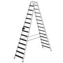 Stufen-Stehleiter beidseitig begehbar mit clip-step relax...
