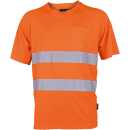 Arbeitsshirt Warnschutz T-Shirt, Orange Größe XXXL