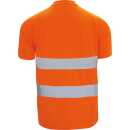 Arbeitsshirt Warnschutz T-Shirt, Orange Größe XXXXL