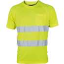 Arbeitsshirt Warnschutz T-Shirt, Gelb Größe L