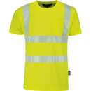 Arbeitsshirt Warnschutz-T-Shirt, Gelb Größe L