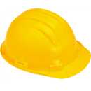 Bauschutzhelm - DIN EN 397 - 6 Punkt gelb