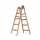 Stehleiter Malerleiter 2x5 Sprossen Holz Doppelleiter
