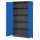 Aktenschrank Büroschrank Stahlschrank anthrazit-blau  185x90x40