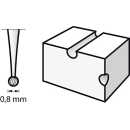 Graviermesser DREMEL (105) kugelförmiger 0,8 mm (VE...