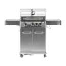 Gasgrill, Barbecue-Grill, 3+1 Edelstahl 11,5 KW,...