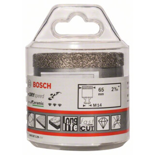 Bosch Diamanttrockenbohrer Dry Speed Best for Ceramic 65x35 M14
