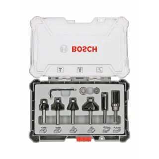 Bosch Rand- und Kantenfr&auml;ser-Set, 8-mm, 6-teilig 2607017469